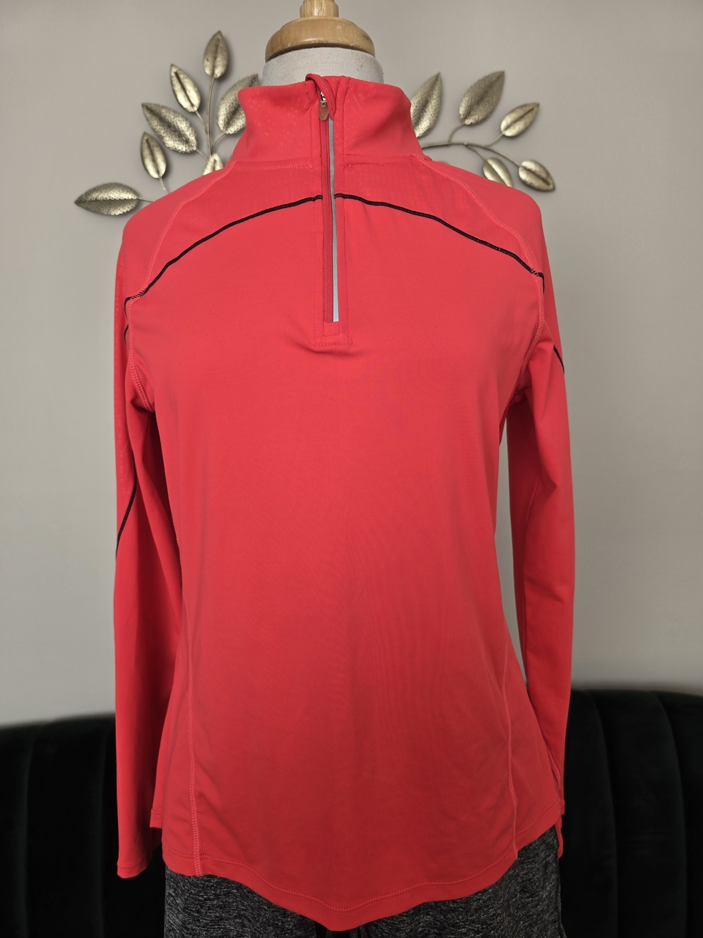 Hyba Neon Pink Activewear Soft Top Longsleeve Size L Sport